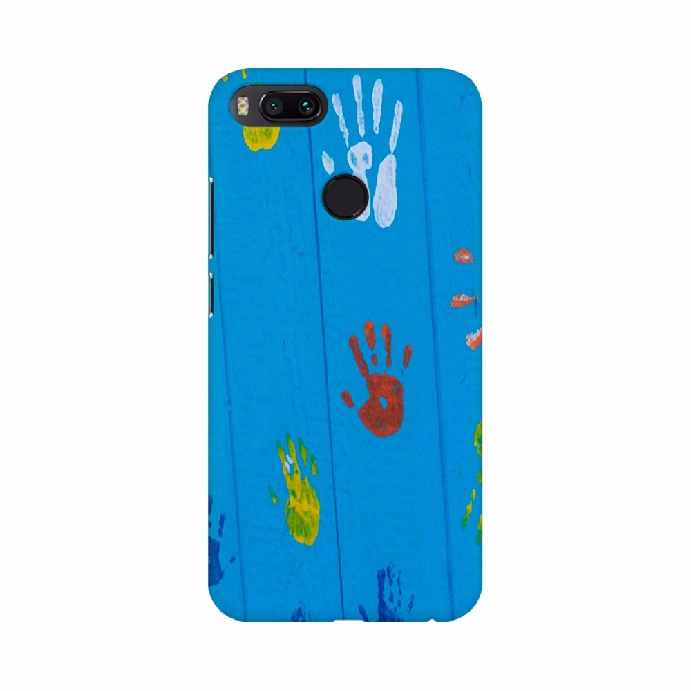 Children hand paintings Mobile case cover