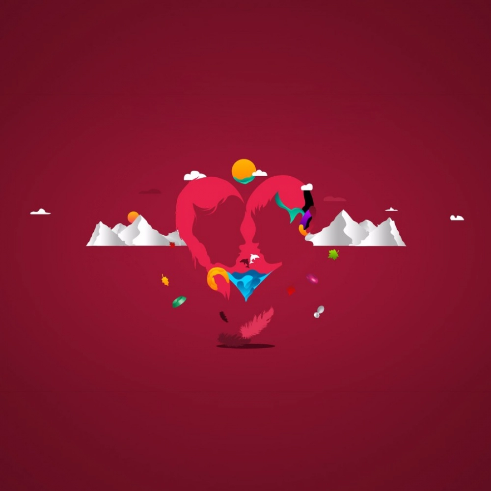 True Love Digital Art Mobile Case Cover - Image 2