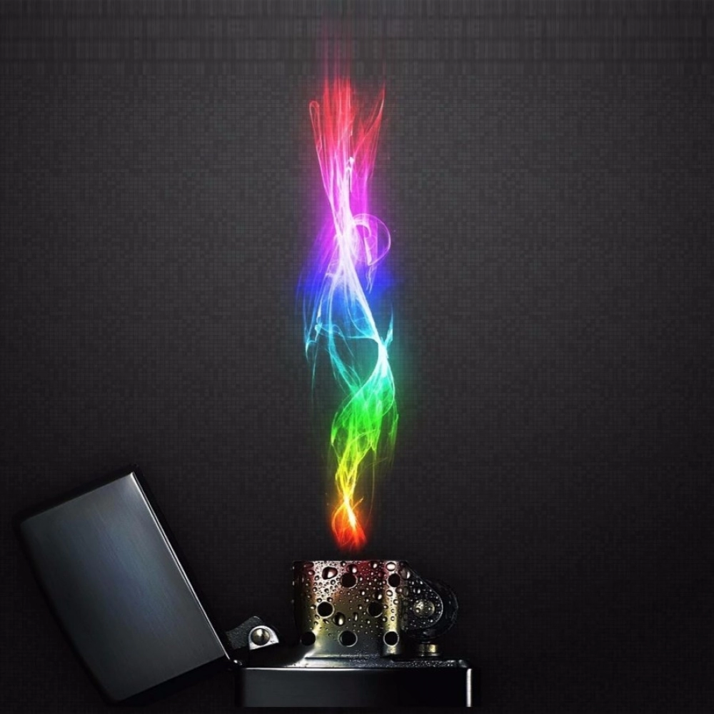 Colorful Flame Mobile Case Cover - Image 2