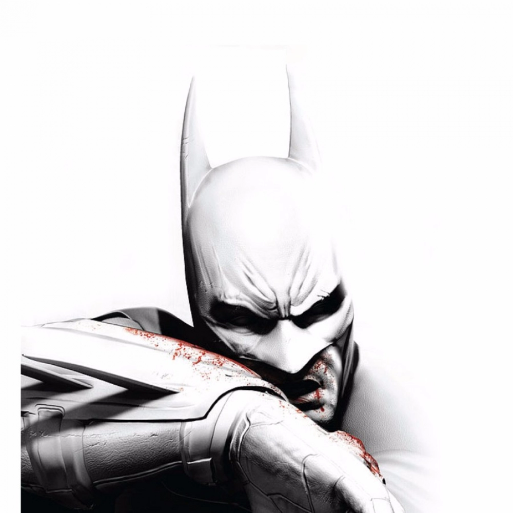 White Batman Wallpaper Mobile Case Cover - Image 2