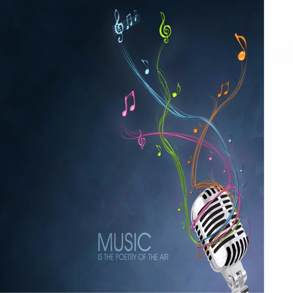 Music is the poetry of air Mobile Case Cover - Image 2