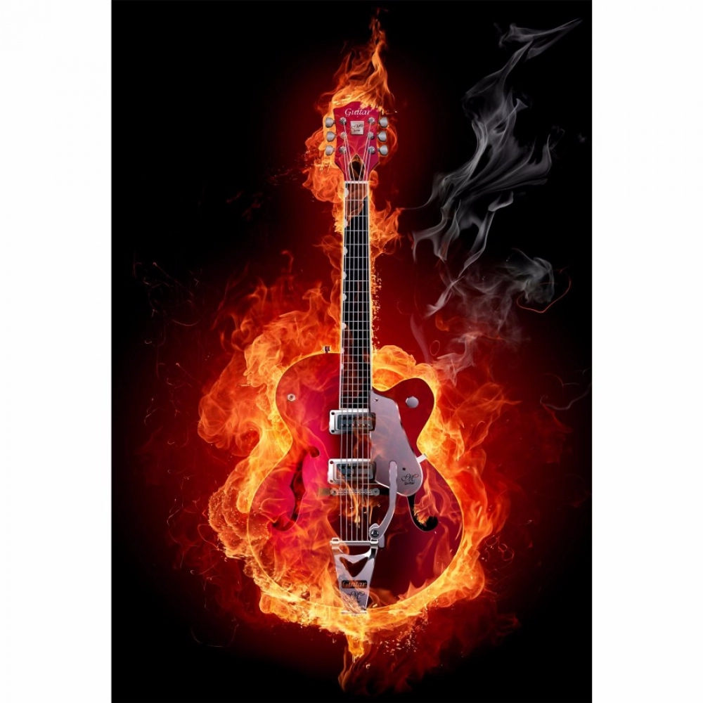 Firing Guitar Mobile Case Cover - Image 2