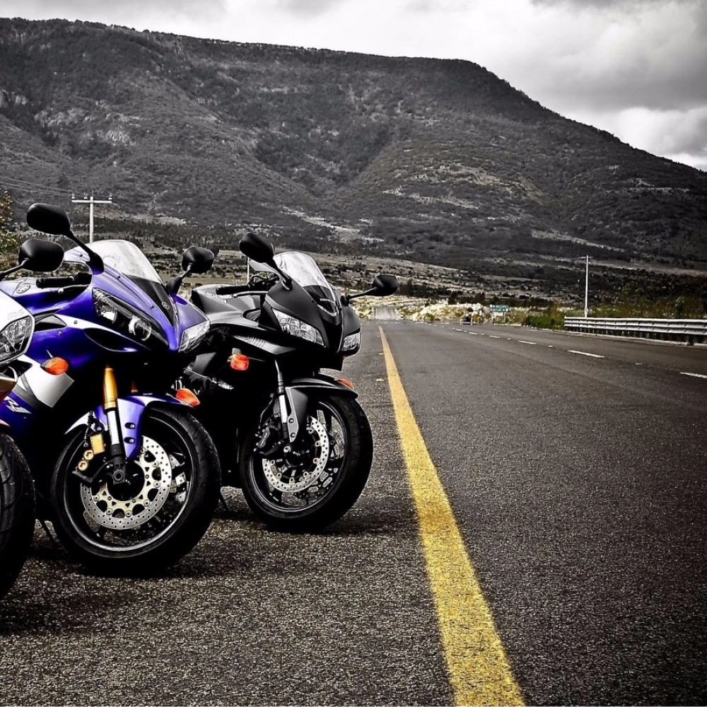 Classic Bikes on Road Mobile Case Cover - Image 2