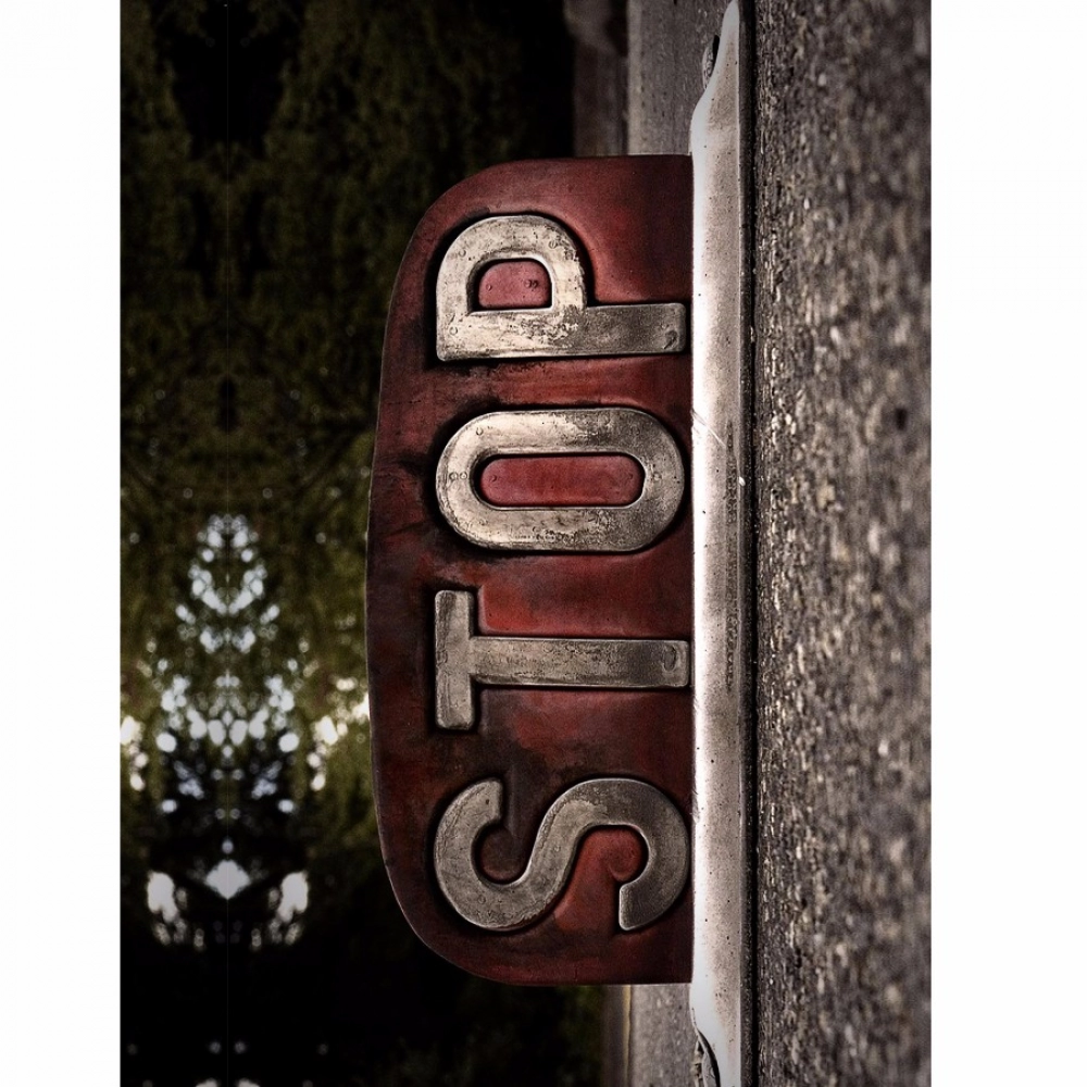 Stop Text Wallpaper Mobile Case Cover - Image 2