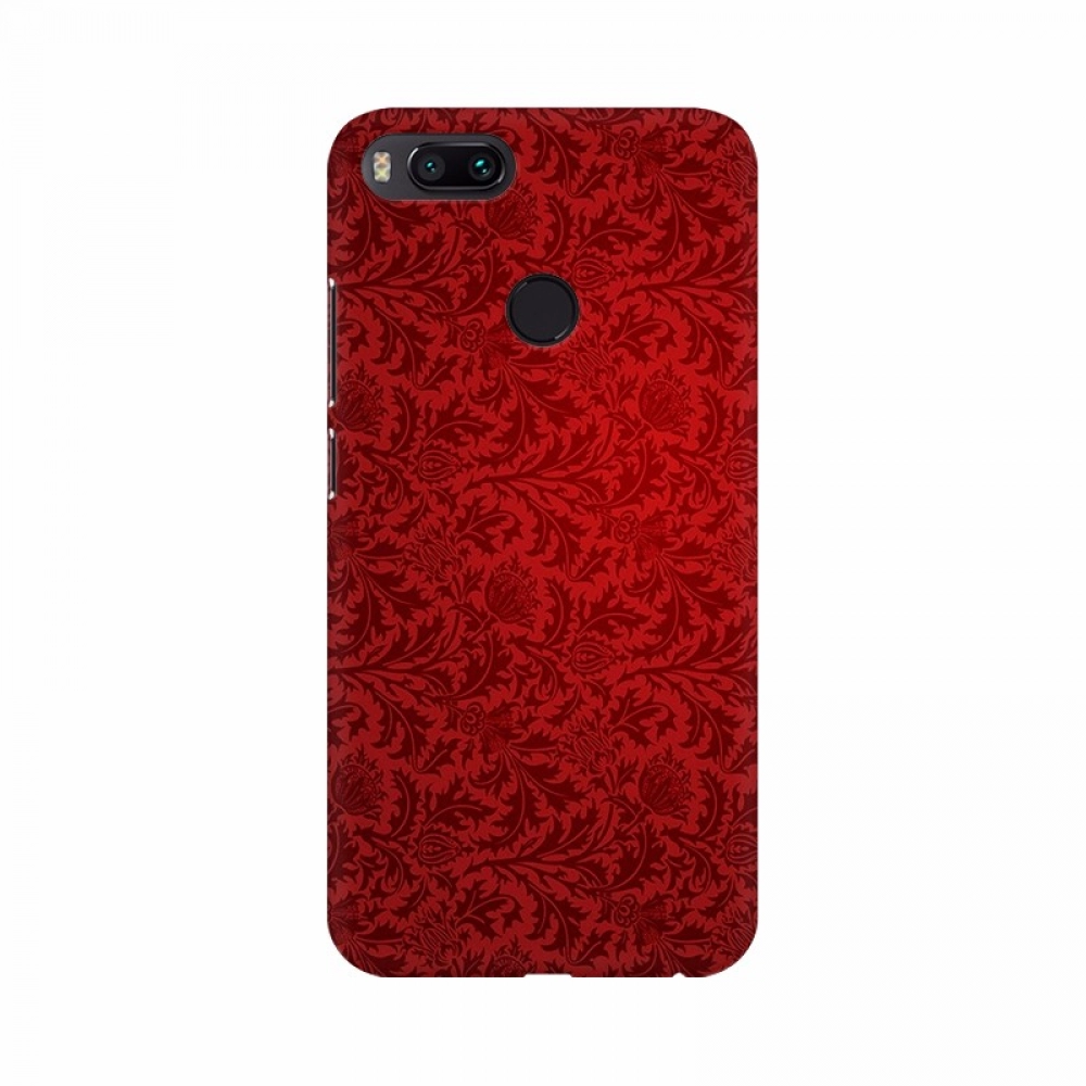 Red Floral wallpaper Mobile Case Cover