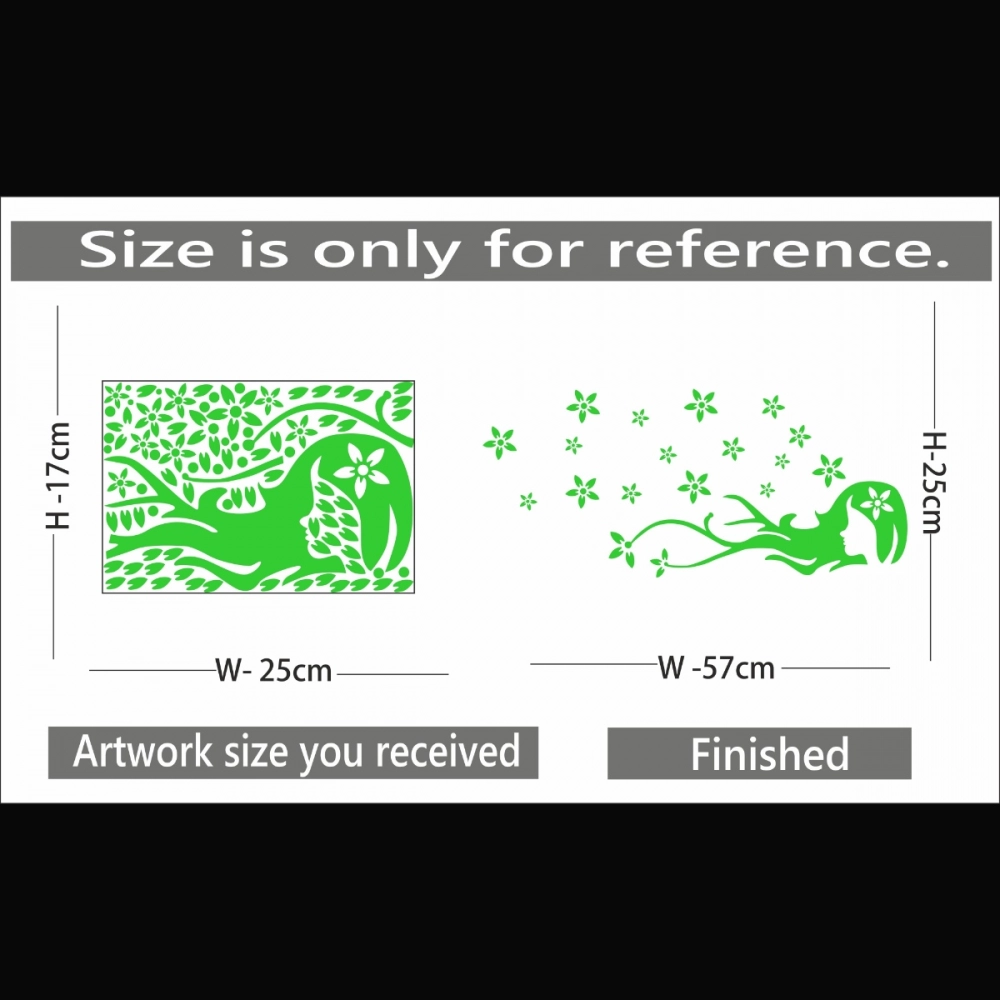 Generic Green Radium Wall Sticker - Image 2