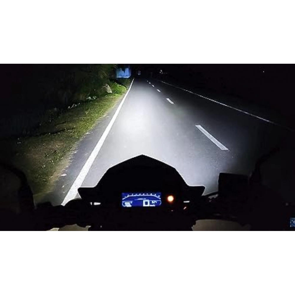 Generic Pack Of 2 15 Led White Bike Led Light Driving Waterproof Headlights Fog Lamp Lighting (White) - Image 2