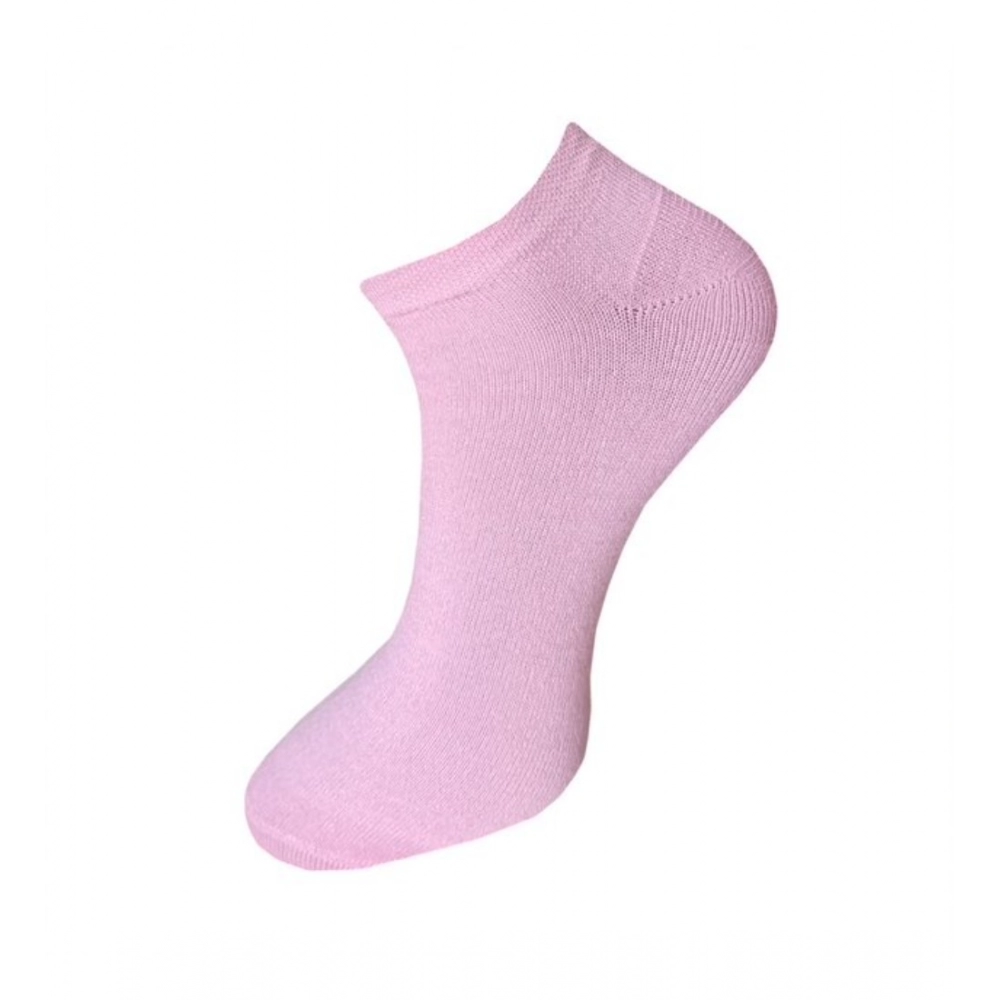 Generic 3_Pair Set Unisex Casual Cotton Solid Ankle Length Socks (Multicolor) - Image 4