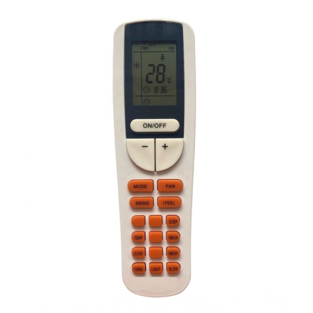 Generic AC Remote No.133 No Backlight Godrej AC Remote Control (White)