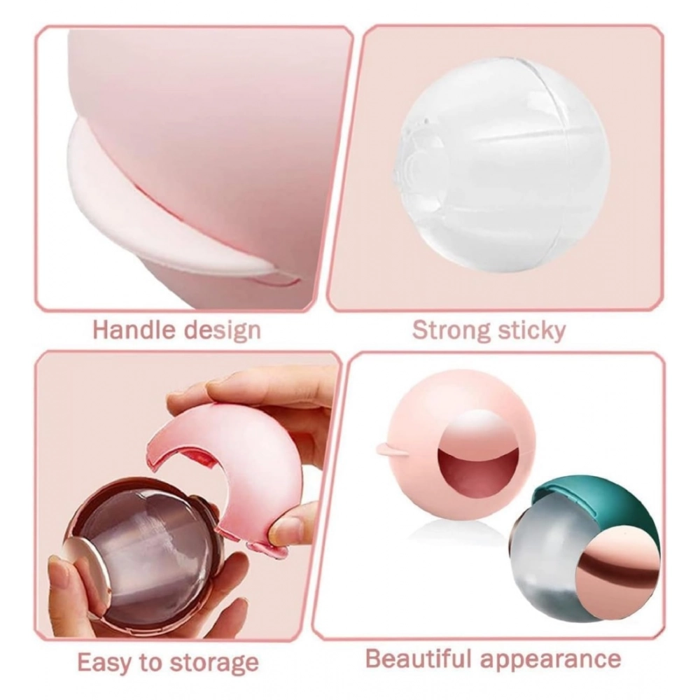 Generic Plastic Remover Sticky Ball for Clothes Gel Lint Roller (Maroon) - Image 3