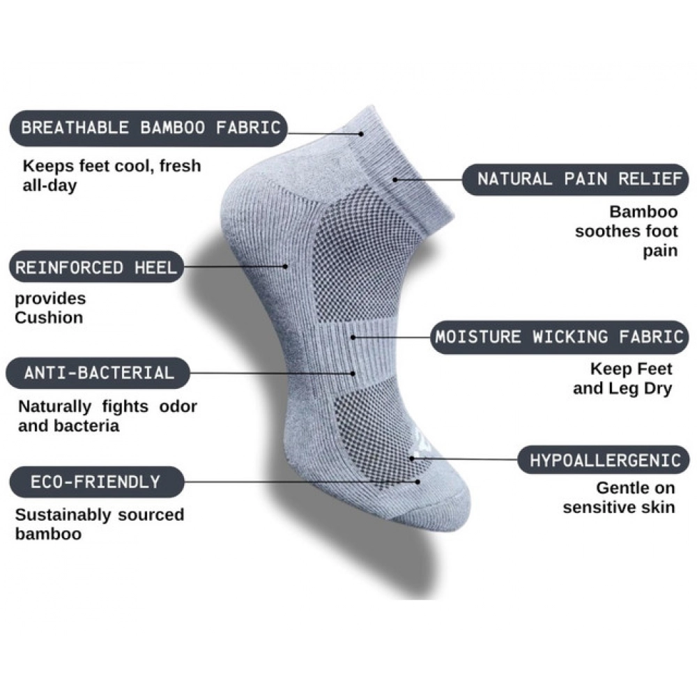 Generic 3_Pair Set Unisex Casual Cotton Printed Low Cut Socks (Multicolor) - Image 4