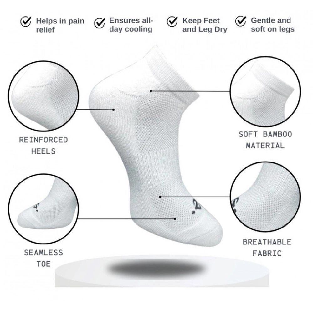 Generic 3_Pair Set Unisex Casual Cotton Printed Low Cut Socks (Multicolor) - Image 2