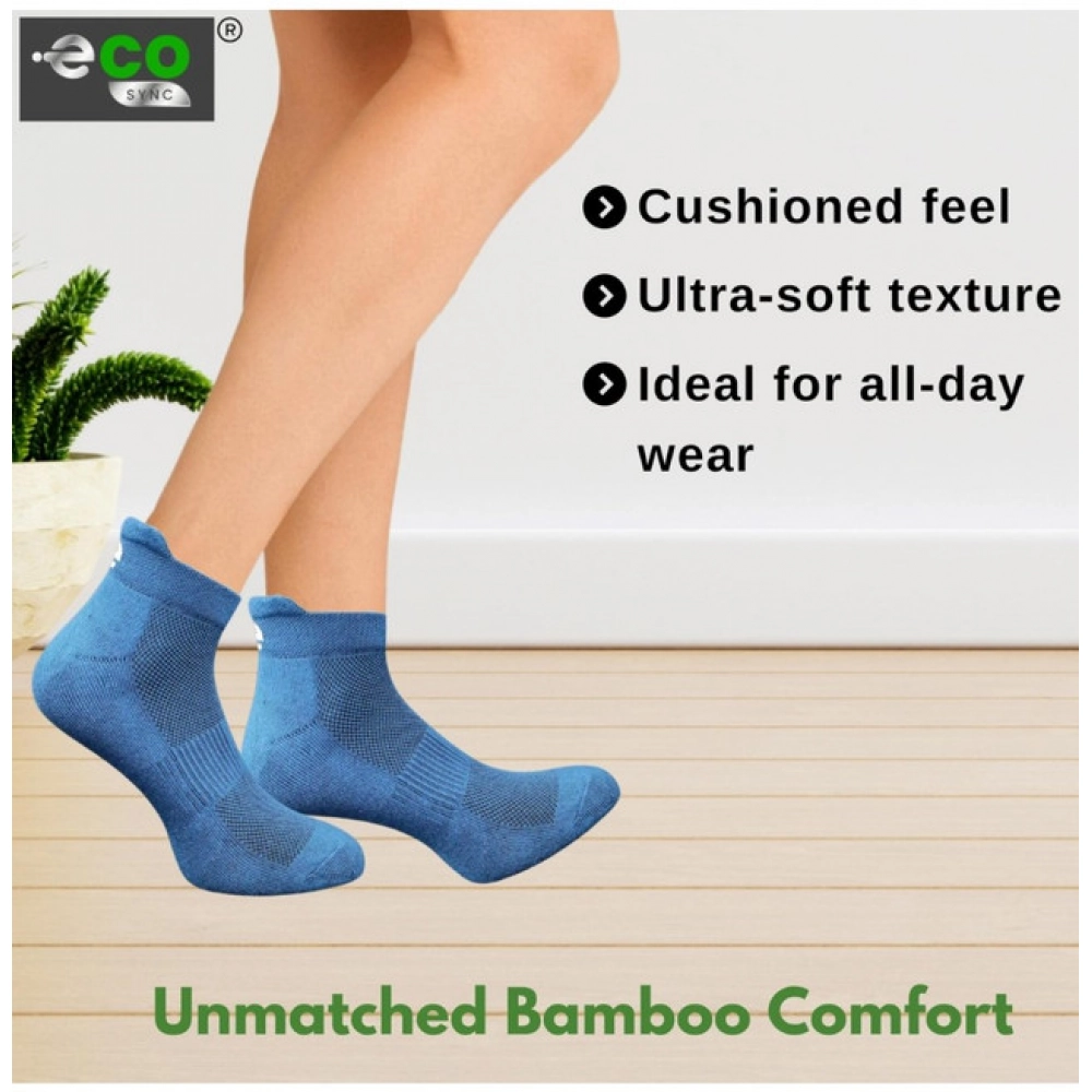 Generic 4_Pair Set Unisex Casual Cotton Printed Ankle Length Socks (Multicolor) - Image 2