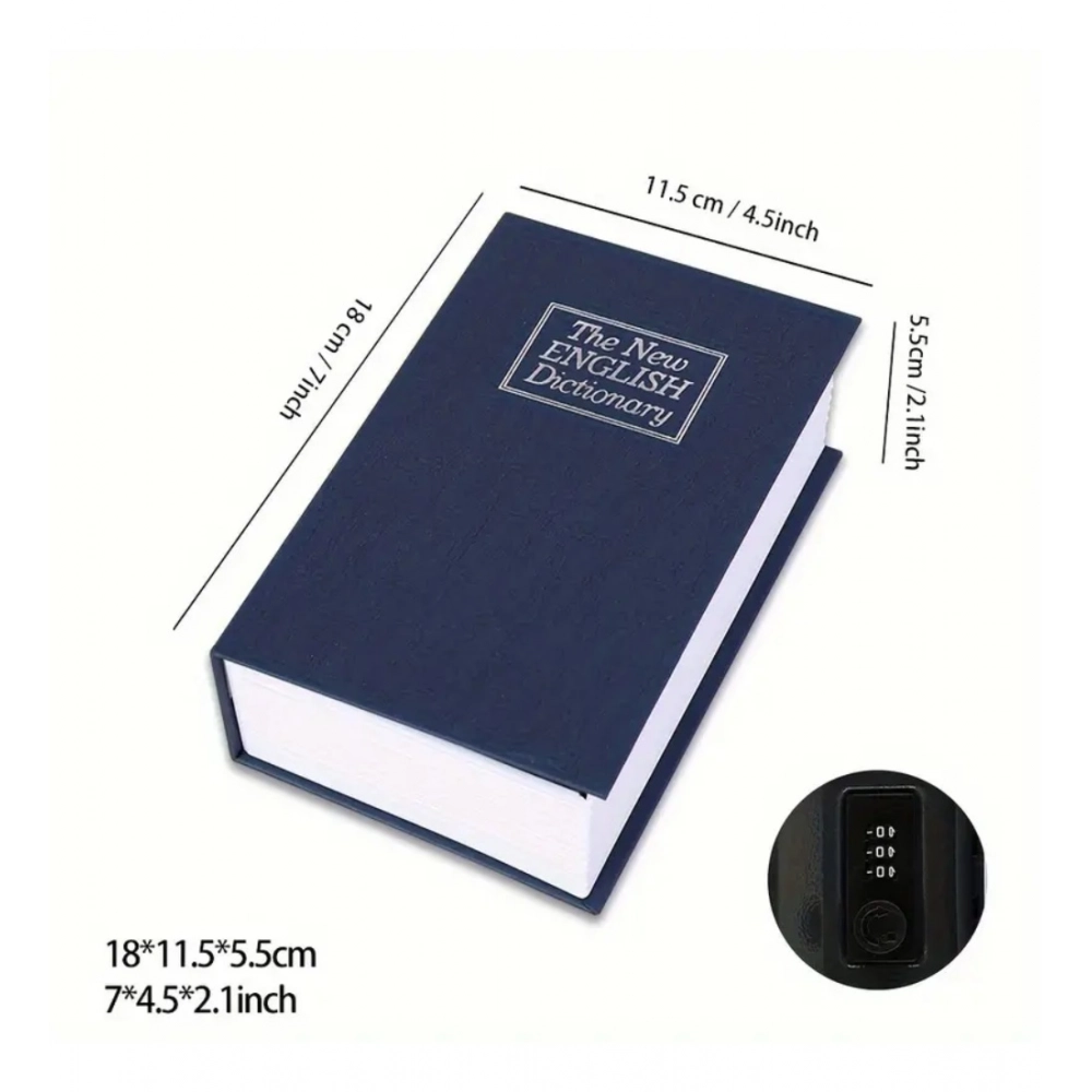 Generic Secret Book Safe with Number Locker (Blue) - Image 3